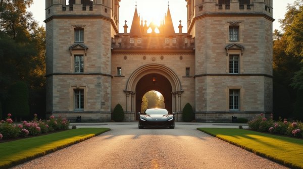 Initiation à la conduite de luxe au château Gaillard à Lyon